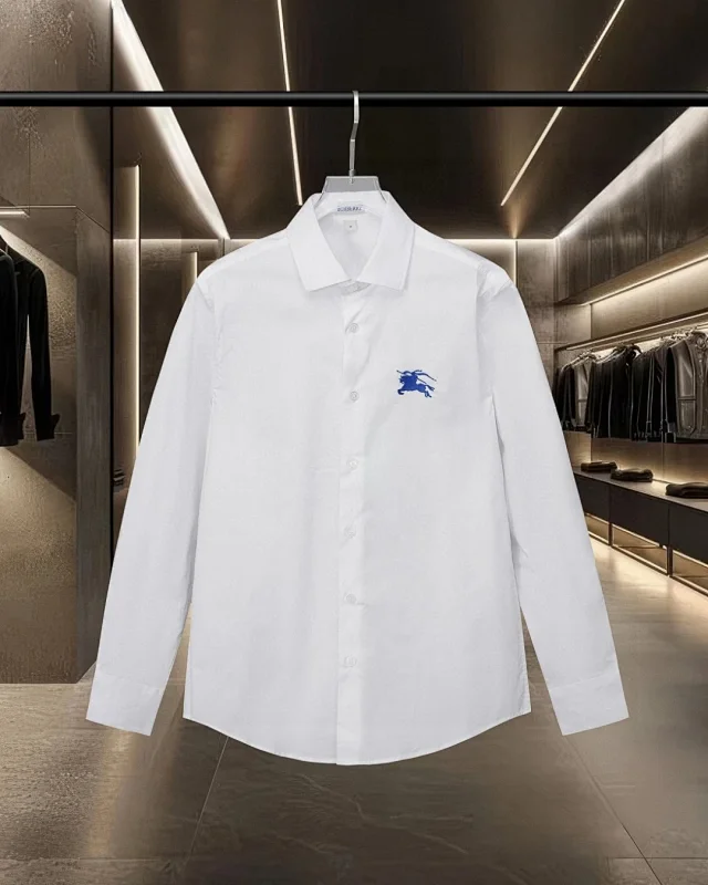 Burberry Shirts Long-sleeve check button-up shirt product detail image 8