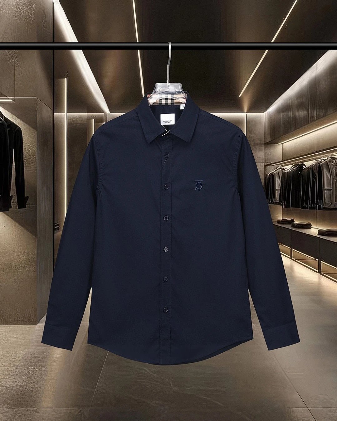 Burberry Shirts Long-sleeve check button-up shirt — 14