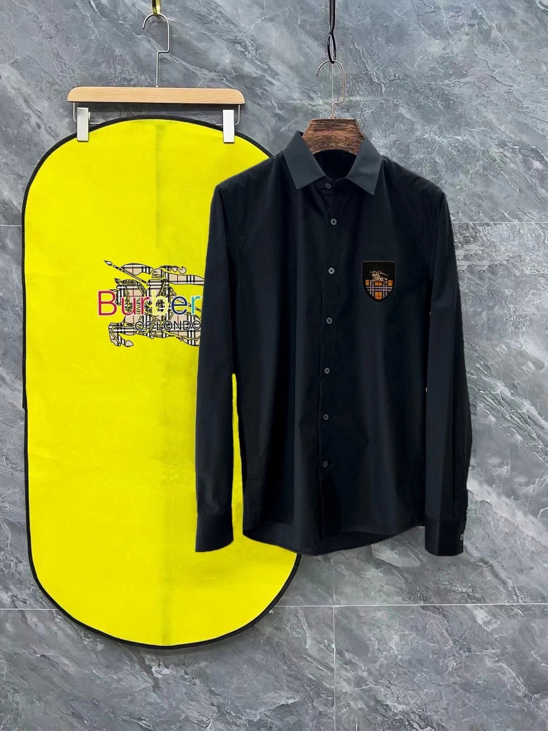 Burberry Shirts Long-sleeve check button-up shirt — 20
