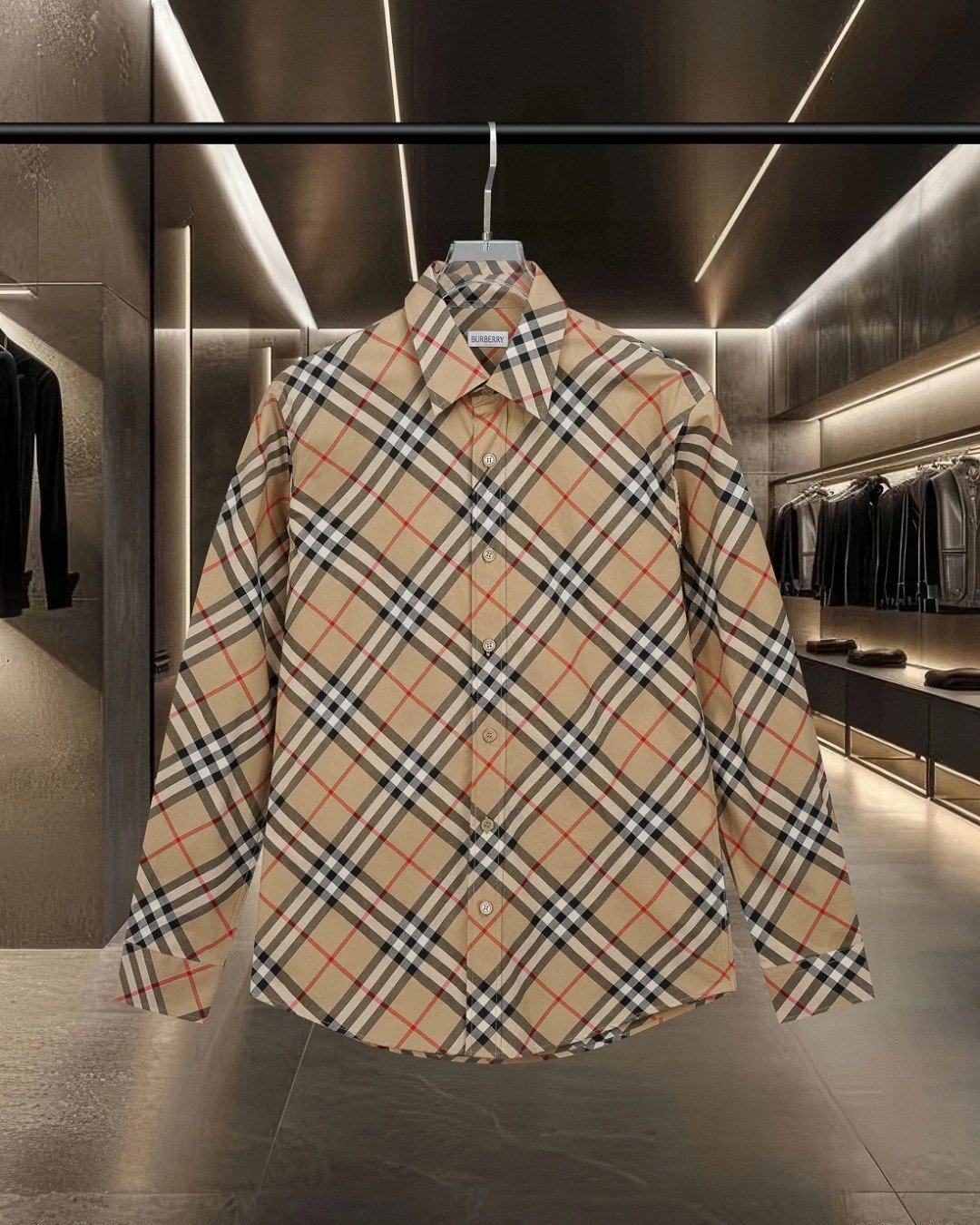 Burberry Shirts Long-sleeve check button-up shirt image 3