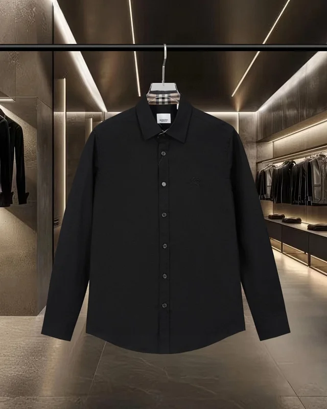Burberry Shirts Long-sleeve check button-up shirt product detail image 5