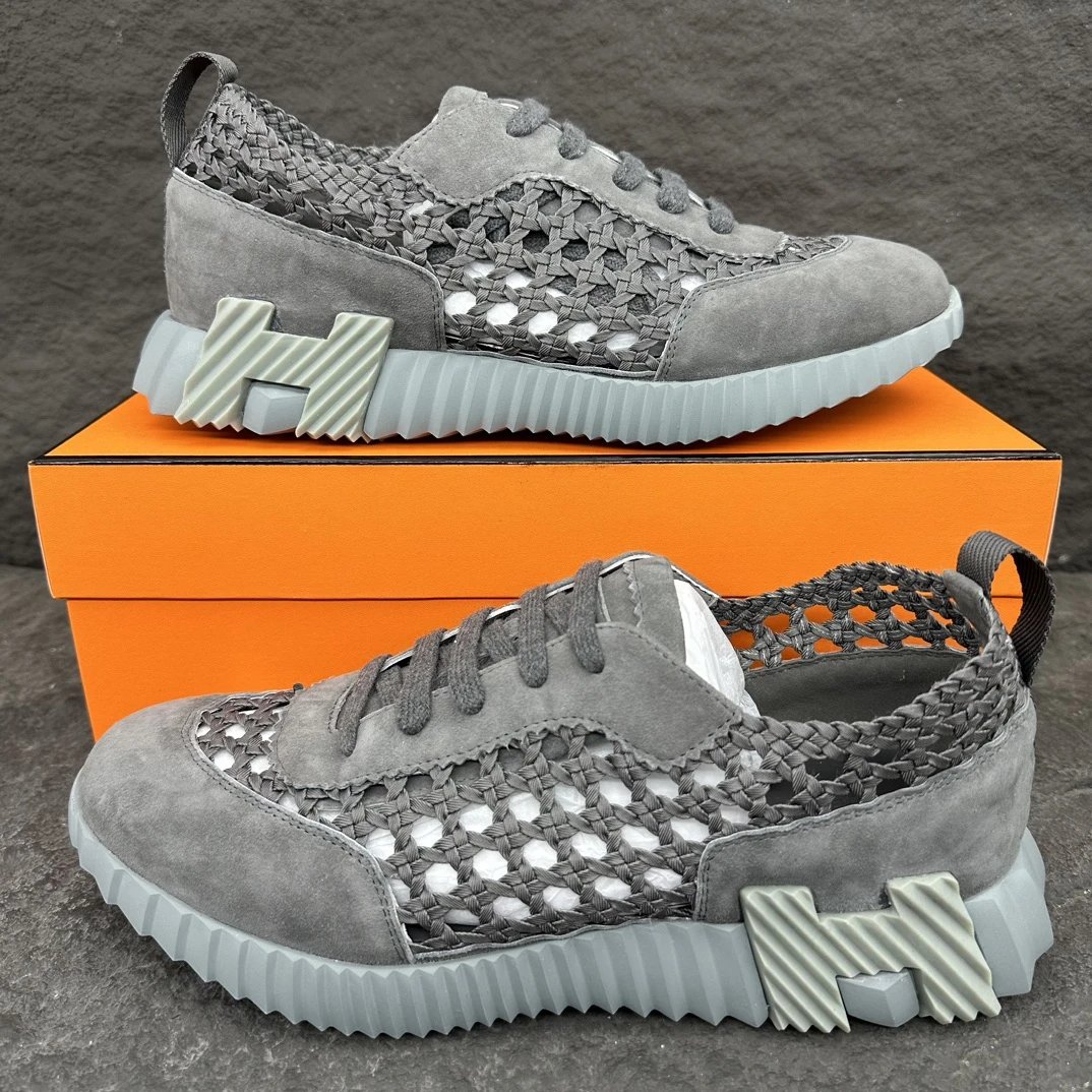 Unbranded Sneakers Woven Upper with Ribbed Sole image 4