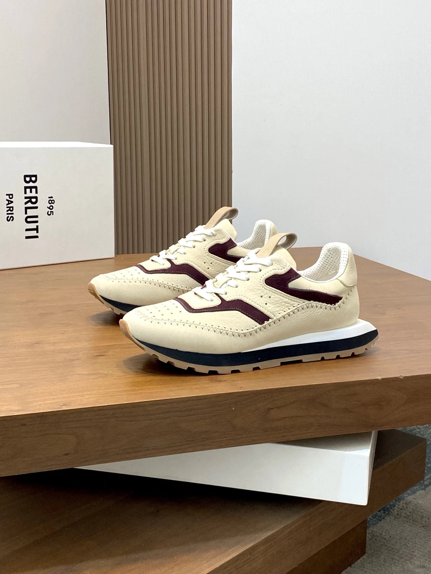 Berluti Sneakers Low-Top Leather with Perforated Panels — 05