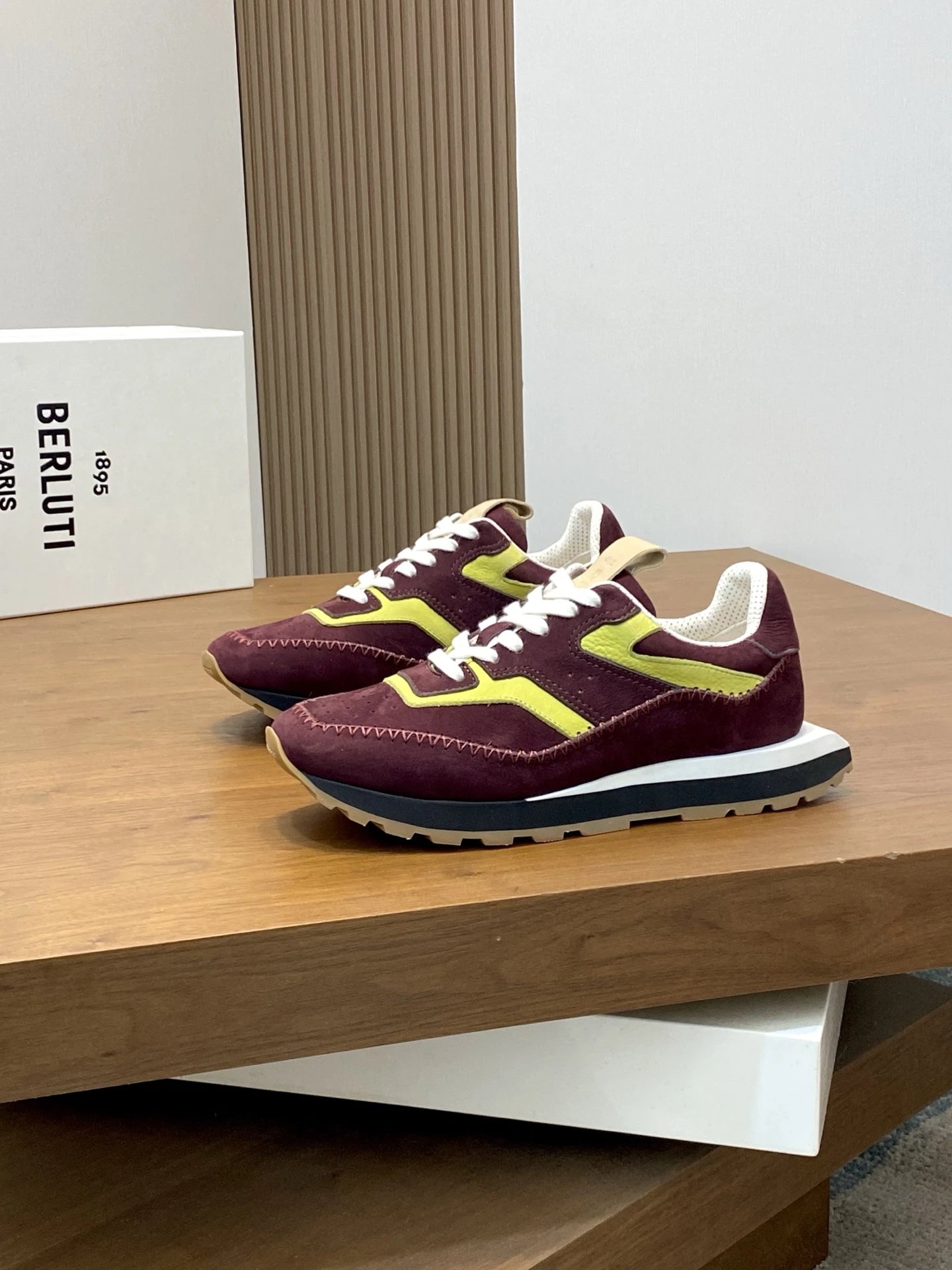 Berluti Sneakers Low-Top Leather with Perforated Panels — 07