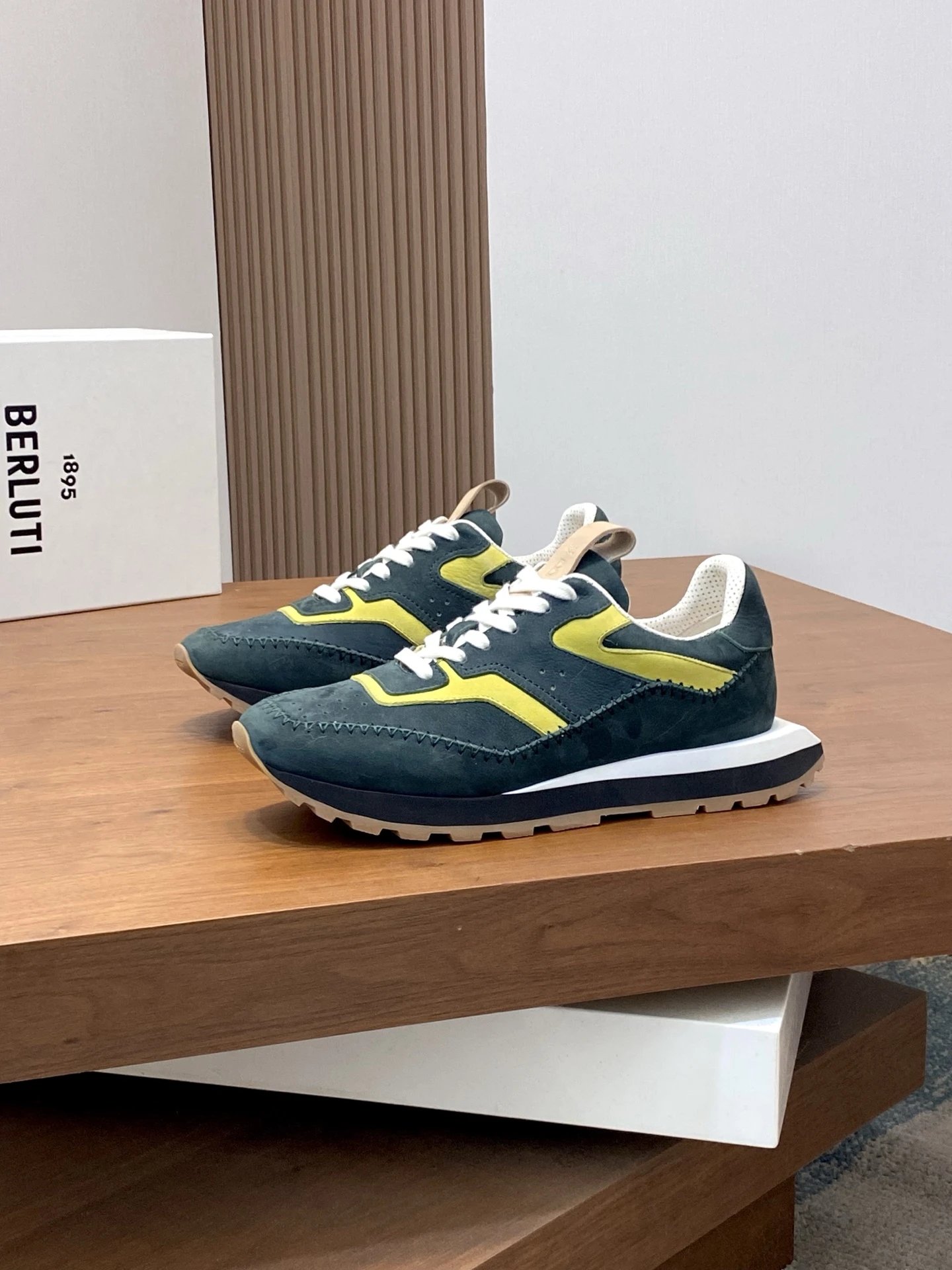 Berluti Sneakers Low-Top Leather with Perforated Panels — 06