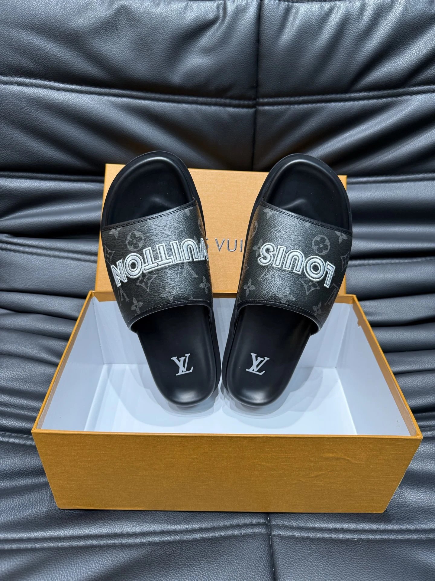Louis Vuitton Slippers Monogram Slide — 14