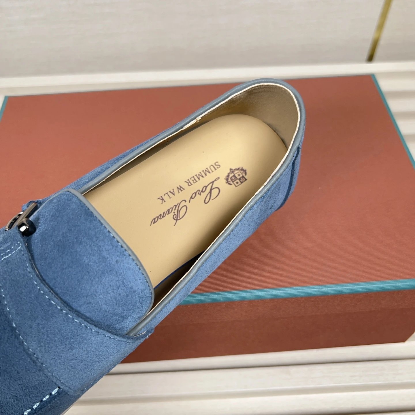 Loro Piana Leather Shoes Summer Walk Loafers image 10