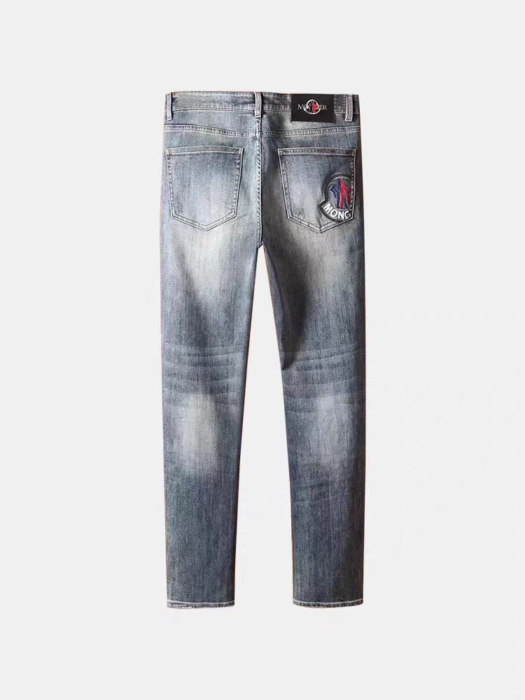 Moncler Jeans Straight-leg logo-patch — 03
