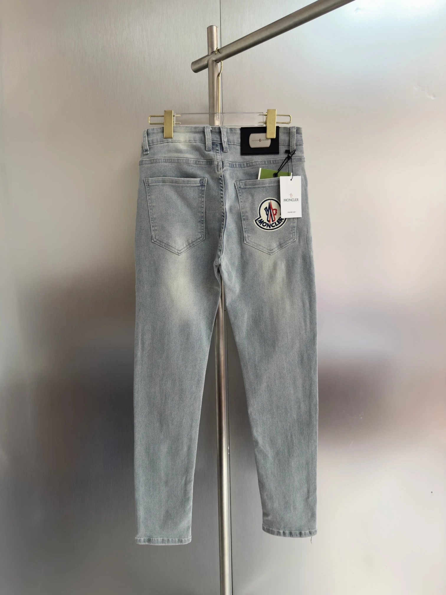 Moncler Jeans Straight-leg logo-patch — 11