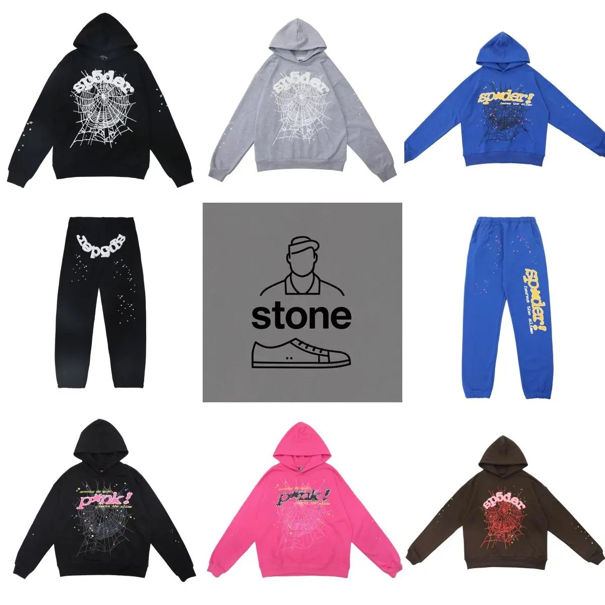 Stone Spider Hoodies [40 style
