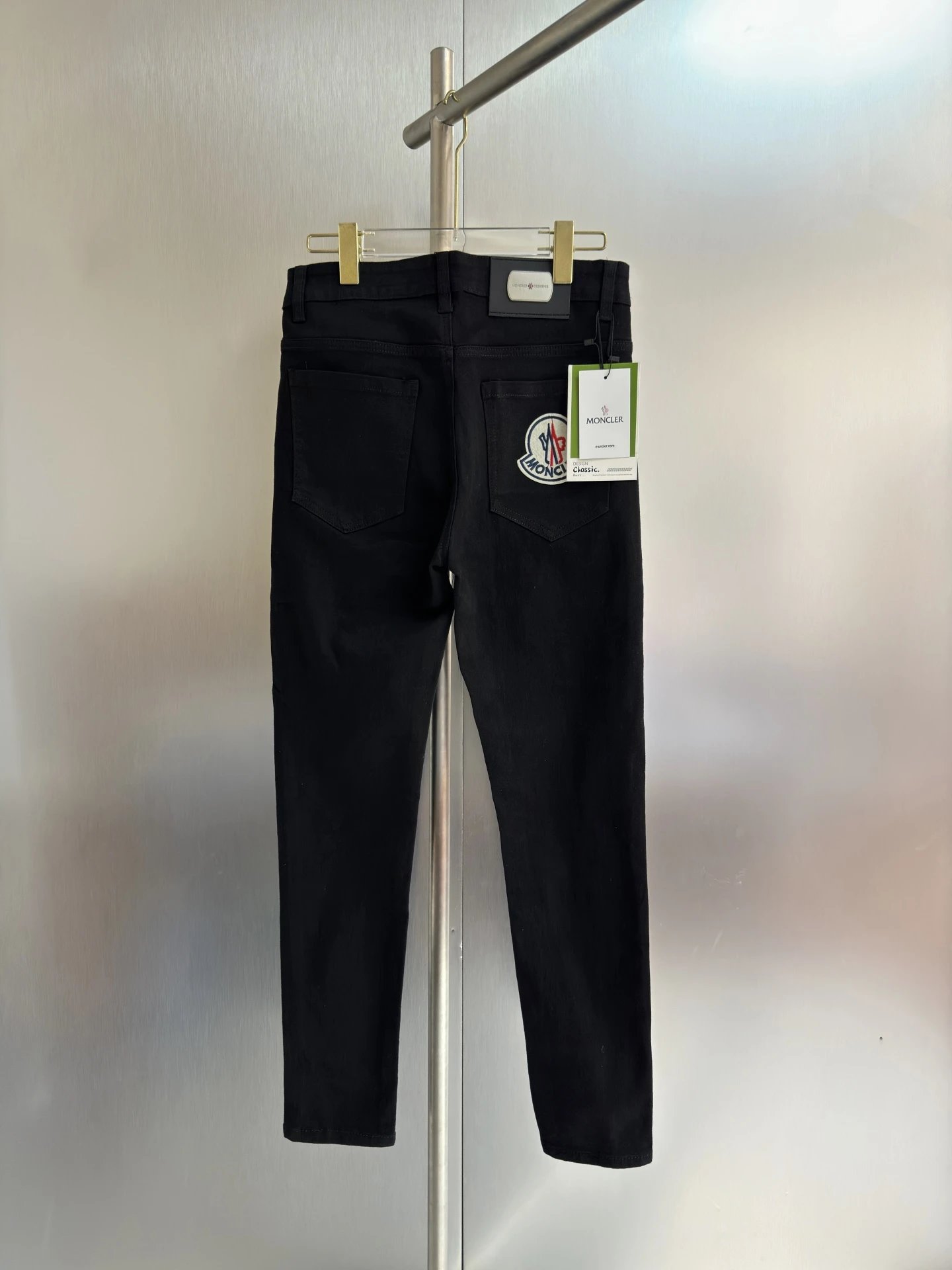 Moncler Jeans Straight-leg logo-patch — 13