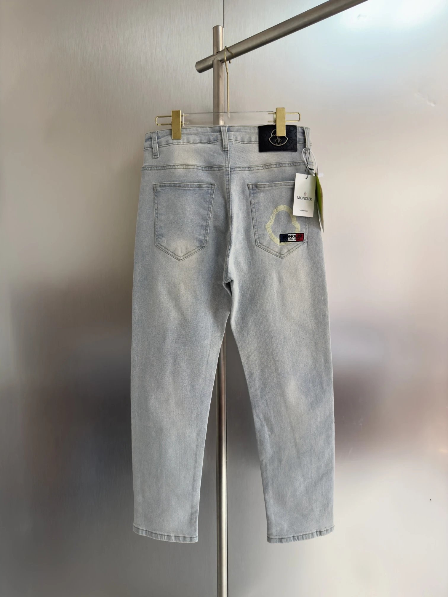 Moncler Jeans Straight-leg logo-patch — 10