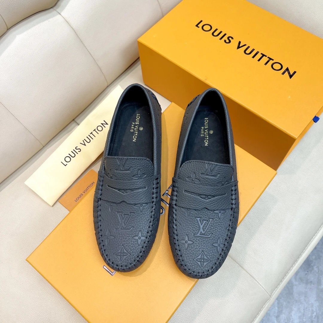Louis Vuitton Leather Shoes Monogram loafers — 11