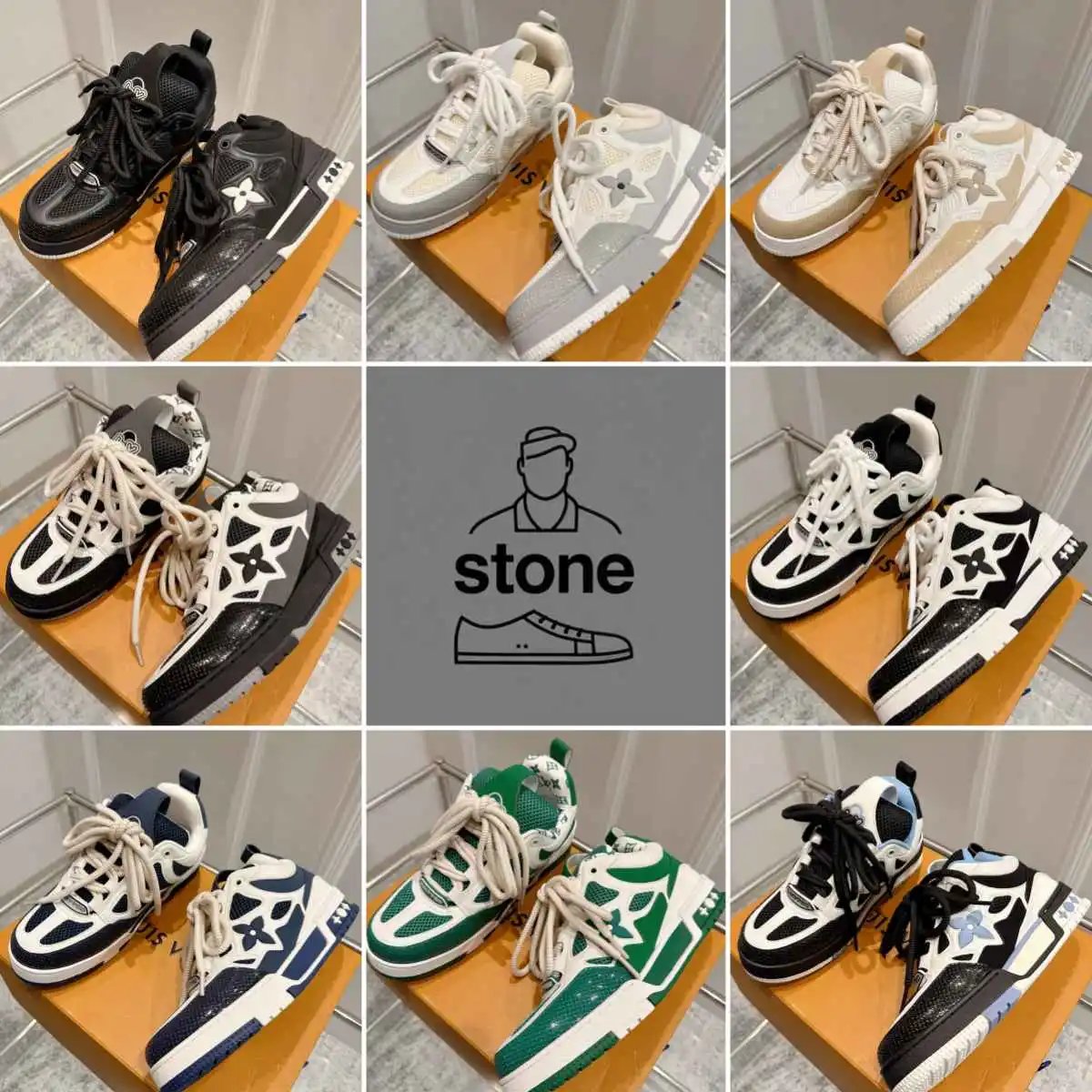 100uis skaate sneakers（with original box accessories） - 132282
