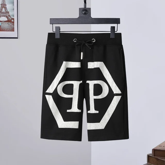 Philipp Plein Graphic Drawstring Shorts product detail image 5