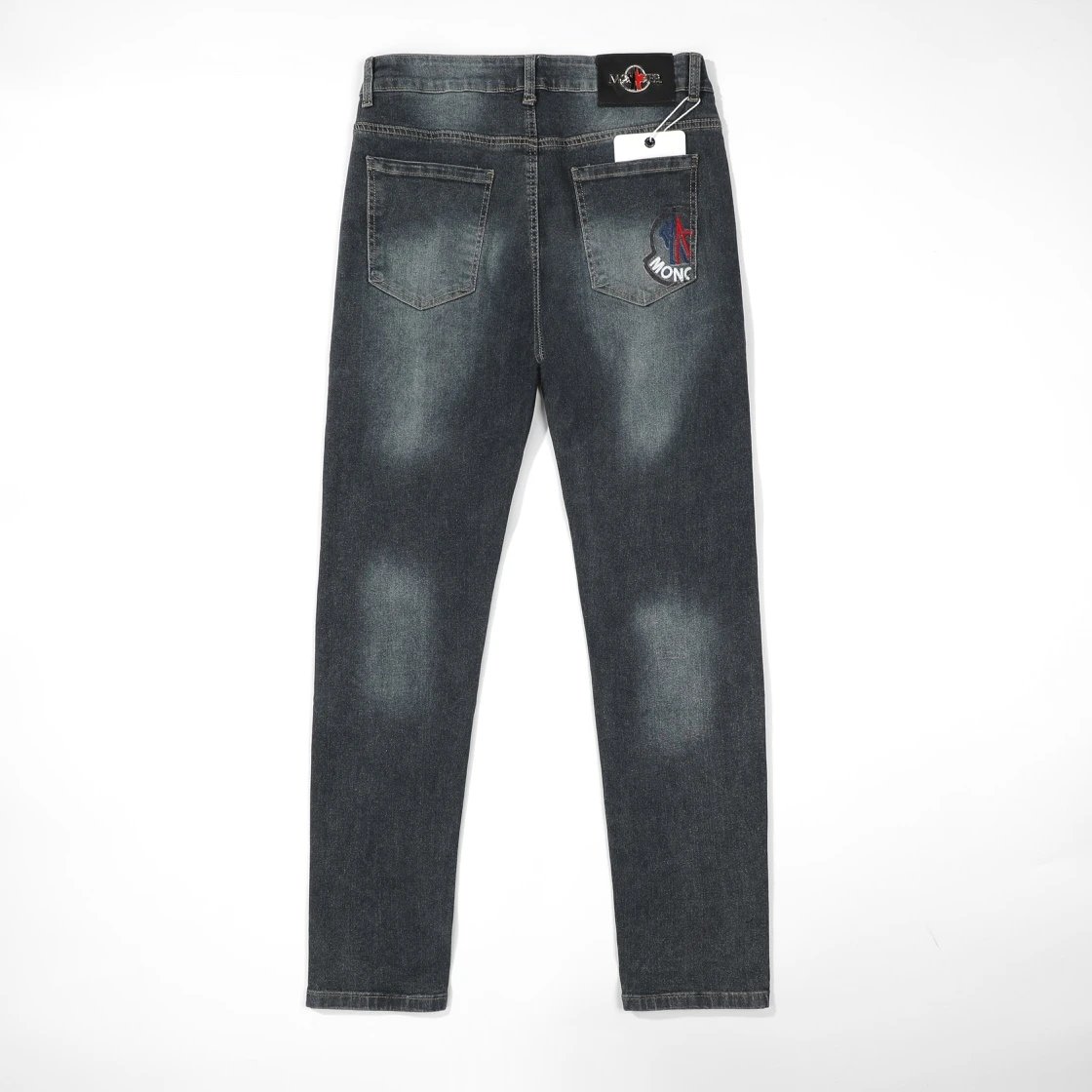 Moncler Jeans Straight-leg logo-patch — 16