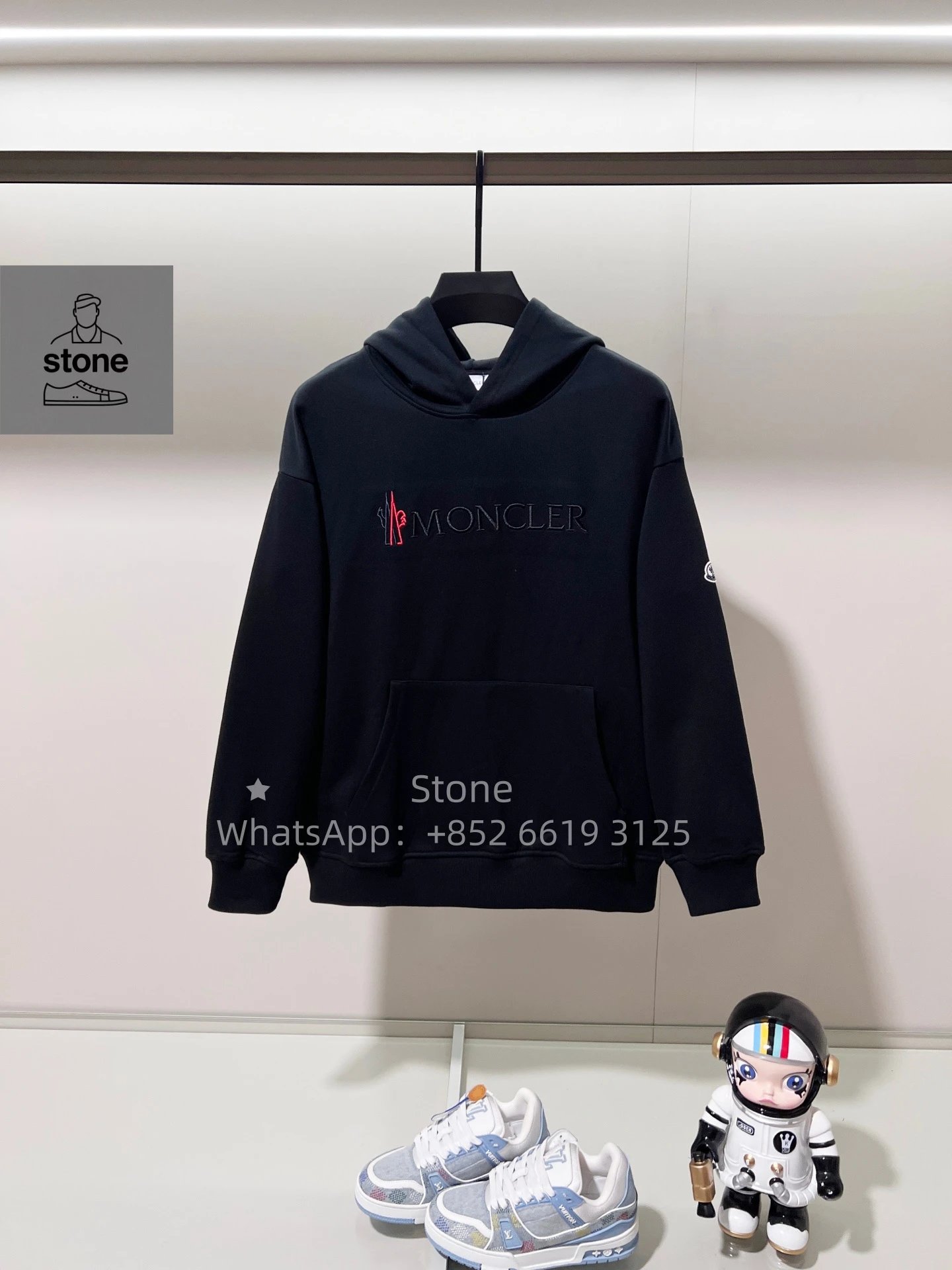 Moncler Hoodies & Sweatshirts Embroidered logo image 4
