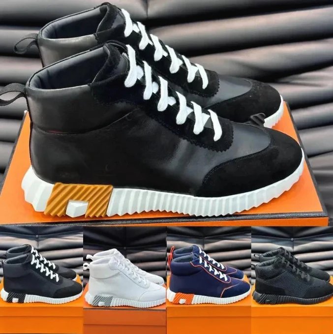 Unbranded Sneakers High-Top Lace-Up with Ribbed Sole image 4