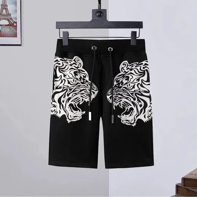 Philipp Plein Graphic Drawstring Shorts product detail image 12