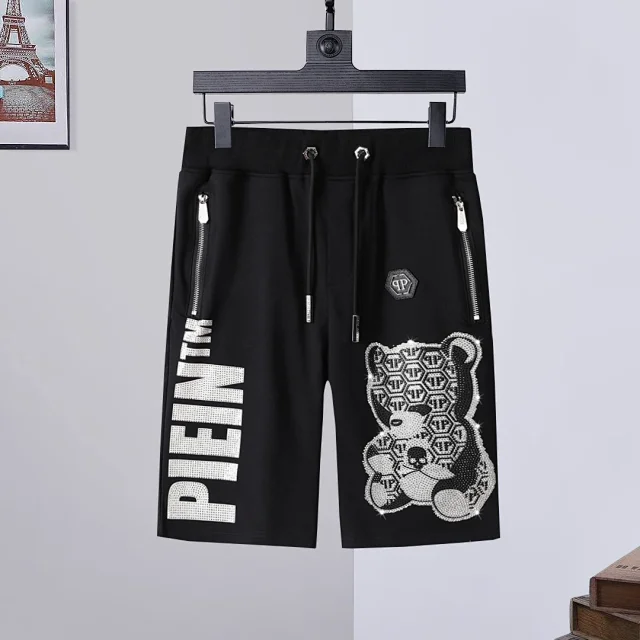 Philipp Plein Graphic Drawstring Shorts product detail image 7