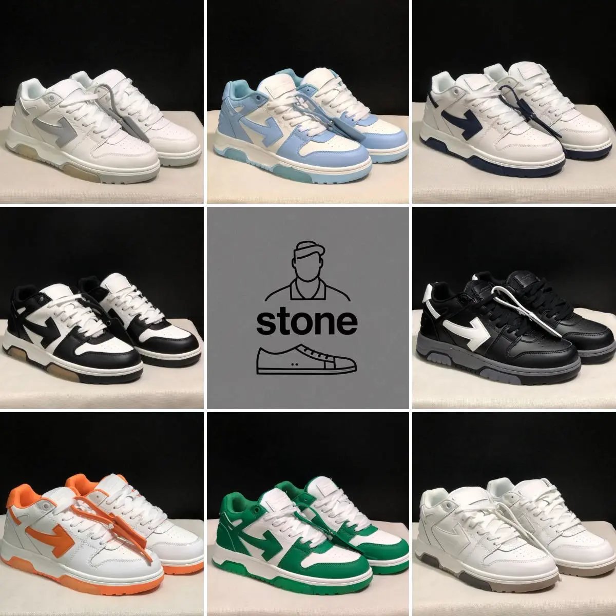 000ff white out of office sneakers - 132160