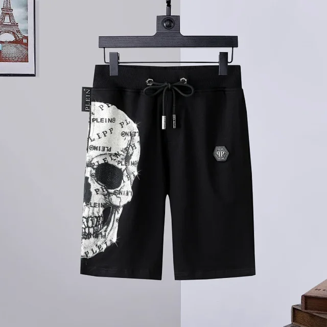 Philipp Plein Graphic Drawstring Shorts product detail image 2