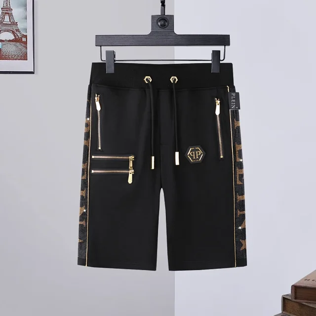 Philipp Plein Graphic Drawstring Shorts product detail image 10