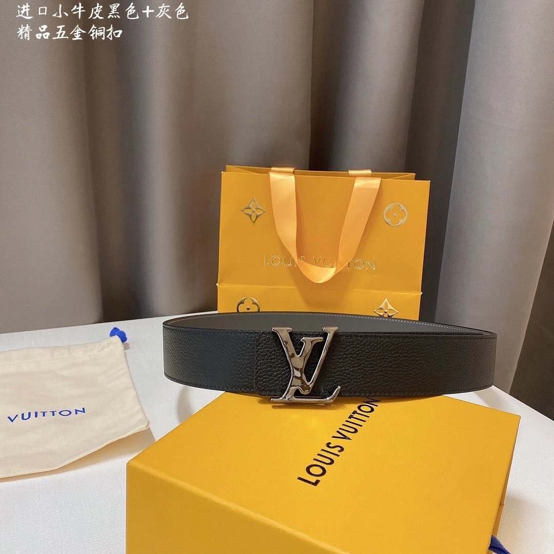 Louis Vuitton Belts LV buckle monogram belt — 18