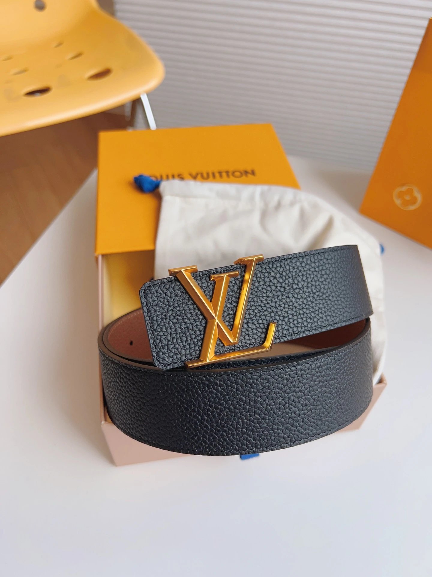 Louis Vuitton Belts LV buckle monogram belt — 11