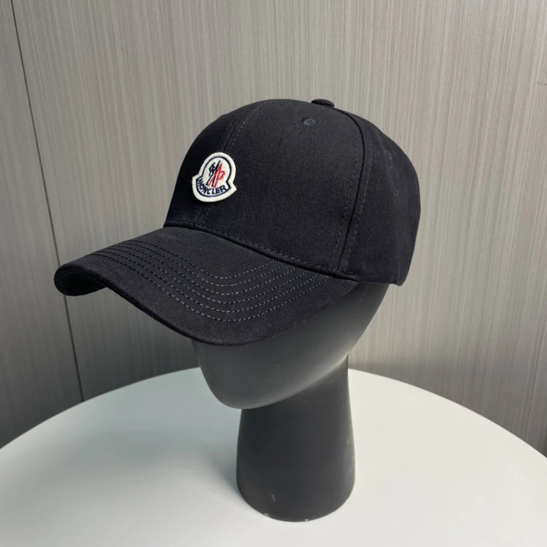 Moncler Hats Logo-patch baseball cap with contrast curved brim — 20