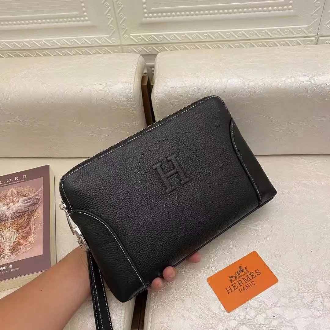 Unbranded Crossbody Bags Front-flap bag with turn-lock closure and wide adjustable strap — 11