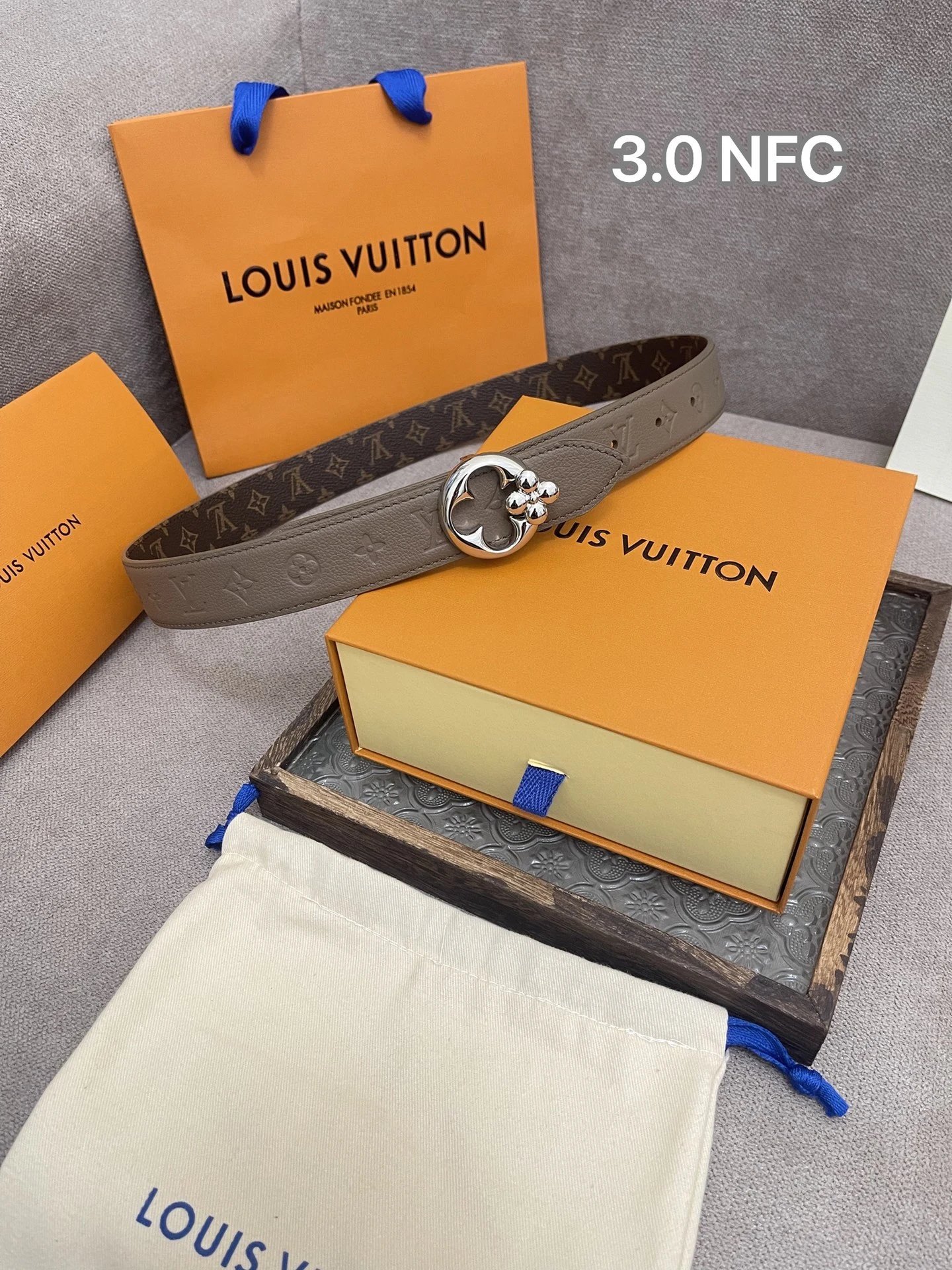 Louis Vuitton Belts LV buckle monogram belt — 05