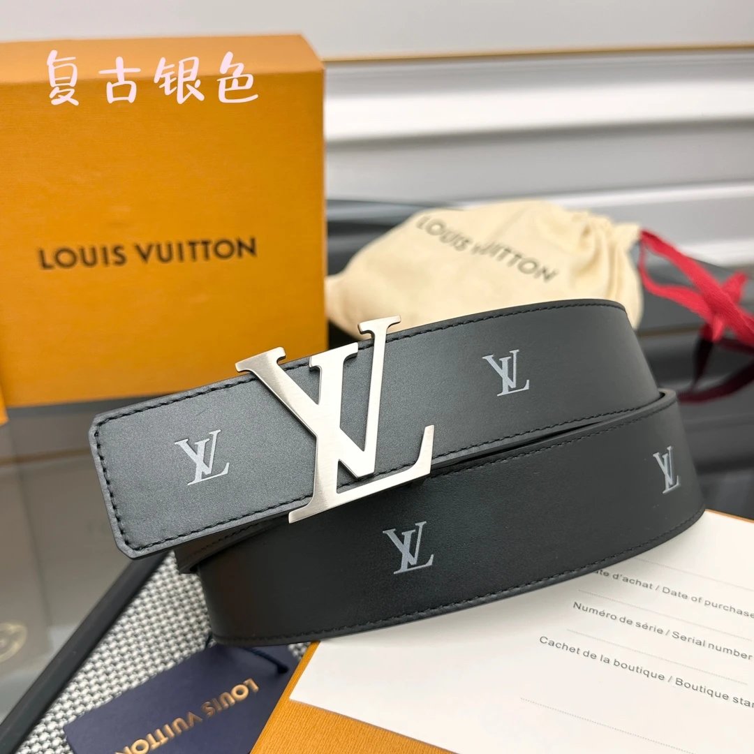 Louis Vuitton Belts LV buckle monogram belt — 13