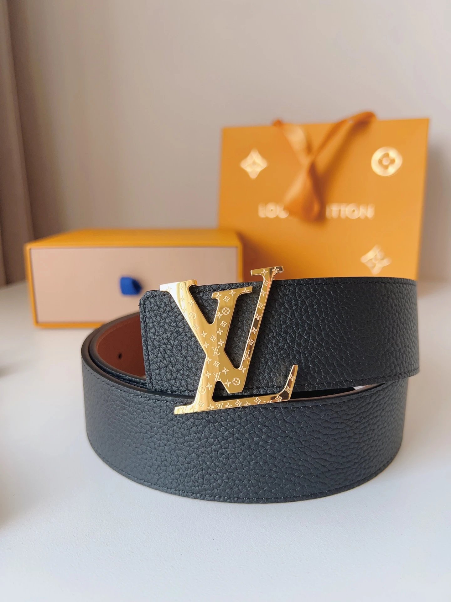 Louis Vuitton Belts LV buckle monogram belt image 10