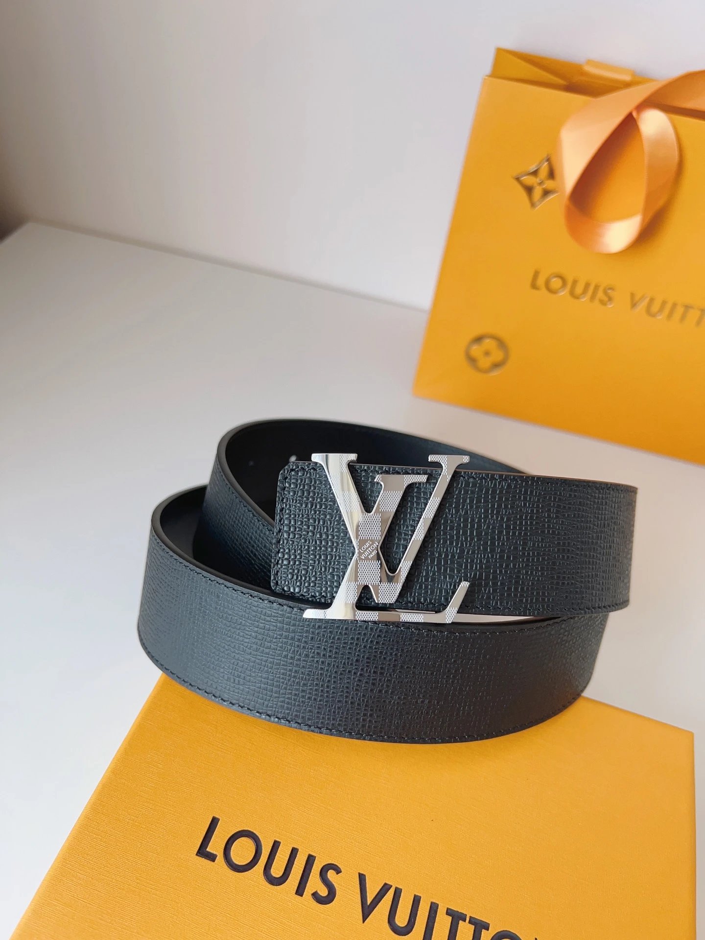 Louis Vuitton Belts LV buckle monogram belt image 11