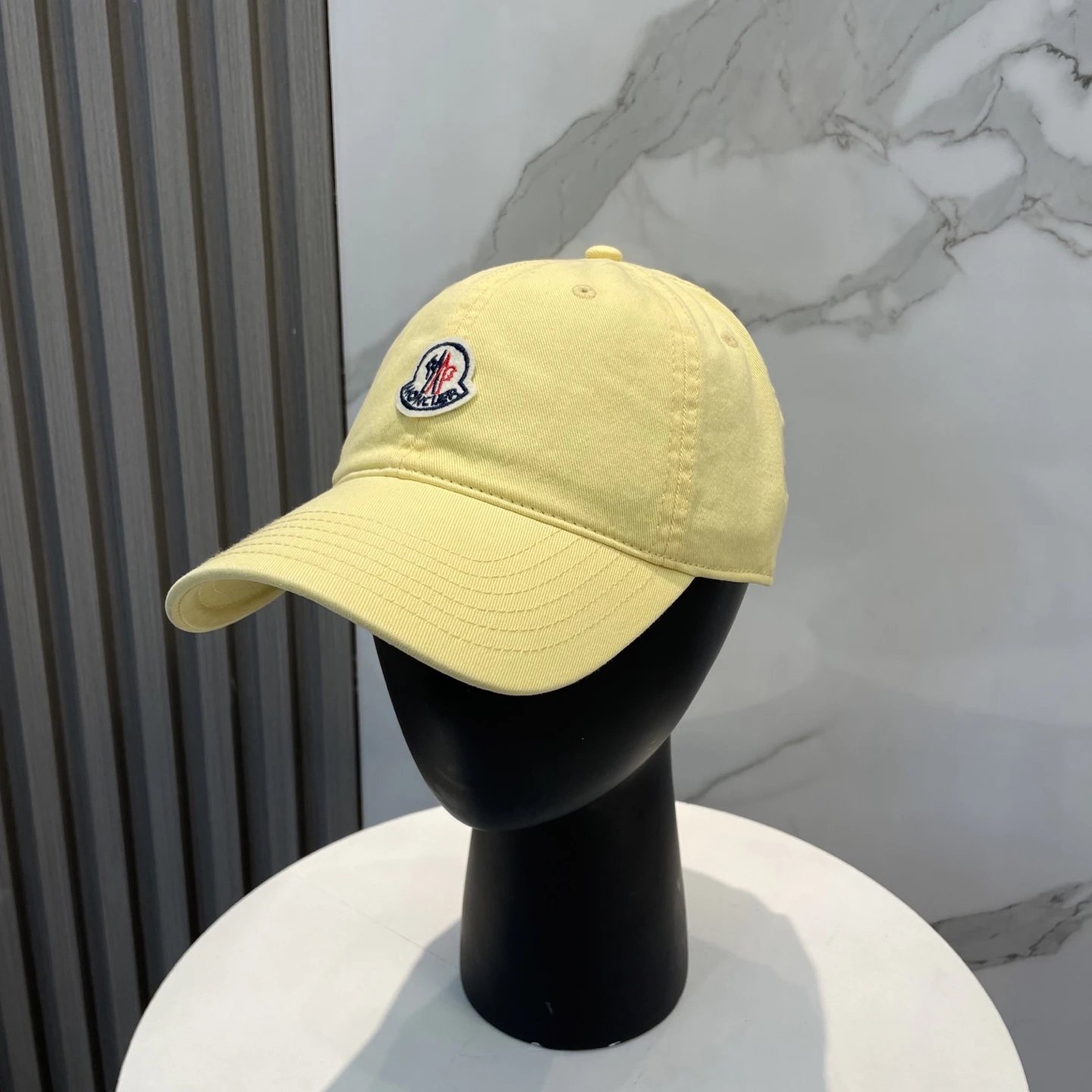 Moncler Hats Logo-patch baseball cap with contrast curved brim image 8