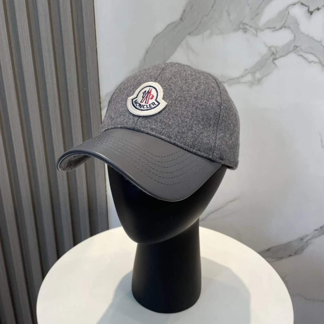 Moncler Hats Logo-patch baseball cap with contrast curved brim — 16