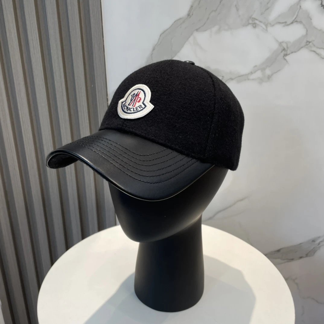 Moncler Hats Logo-patch baseball cap with contrast curved brim — 15