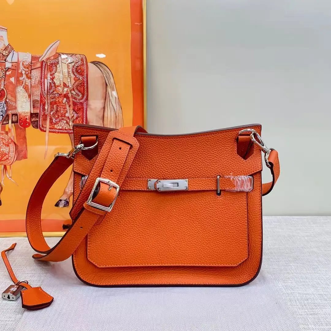 Unbranded Crossbody Bags Front-flap bag with turn-lock closure and wide adjustable strap image 6