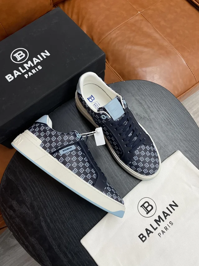 Balmain Sneakers Low-Top Lace-Up Logo product detail image 3