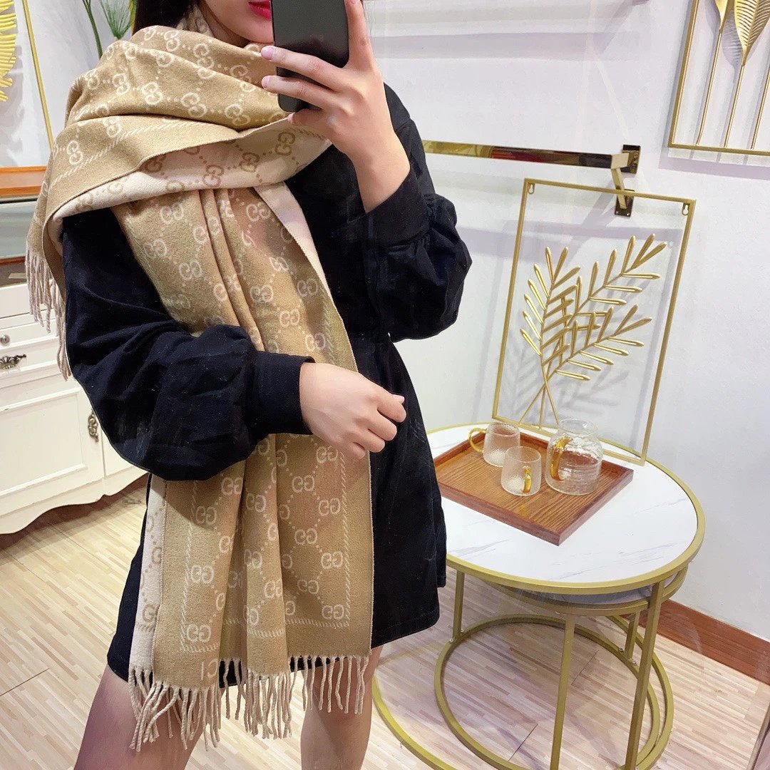 Louis Vuitton Scarves Monogram fringe scarf image 6