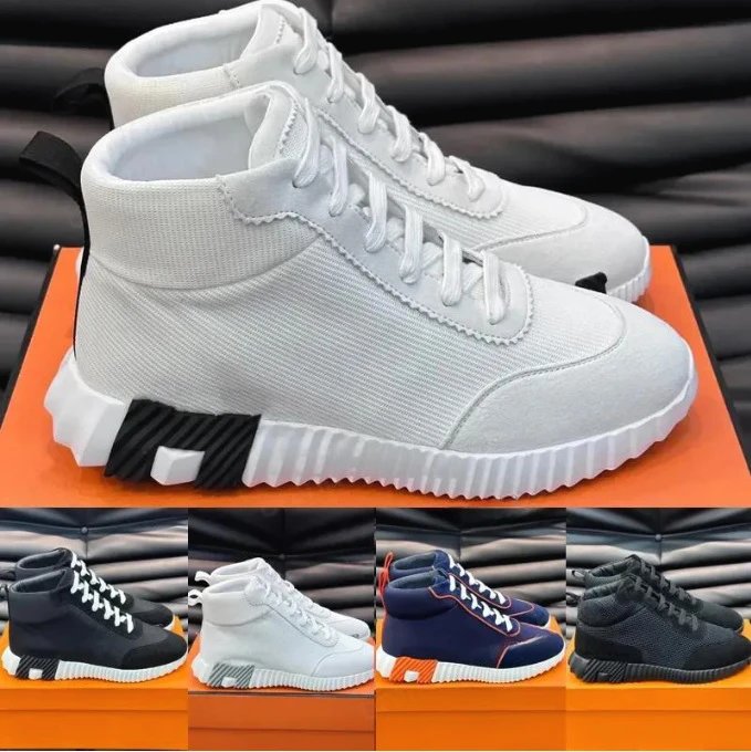 Unbranded Sneakers High-Top Lace-Up with Ribbed Sole — 06
