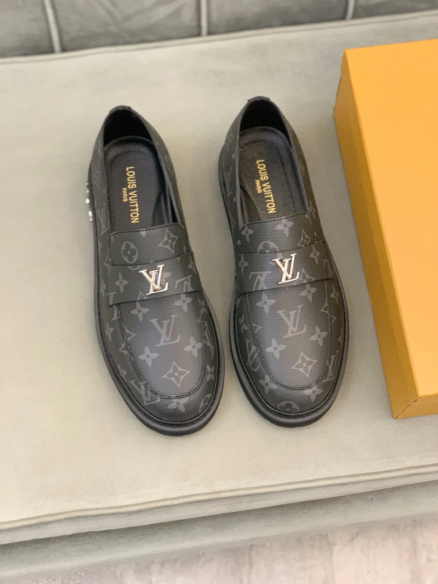 Louis Vuitton Leather Shoes Monogram loafers image 6