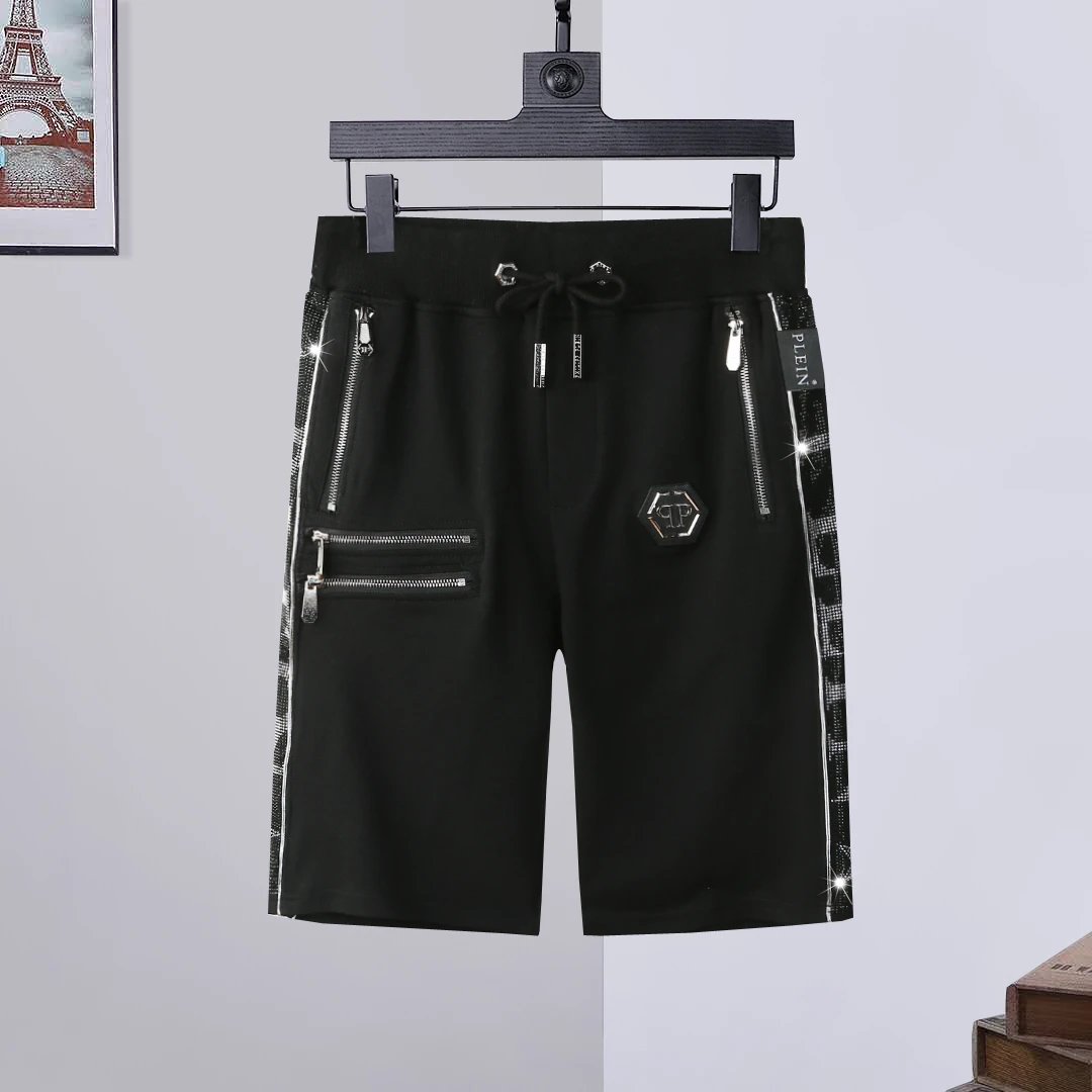 Philipp Plein Graphic Drawstring Shorts image 10