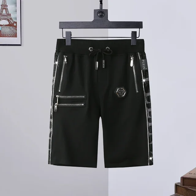 Philipp Plein Graphic Drawstring Shorts product detail image 9