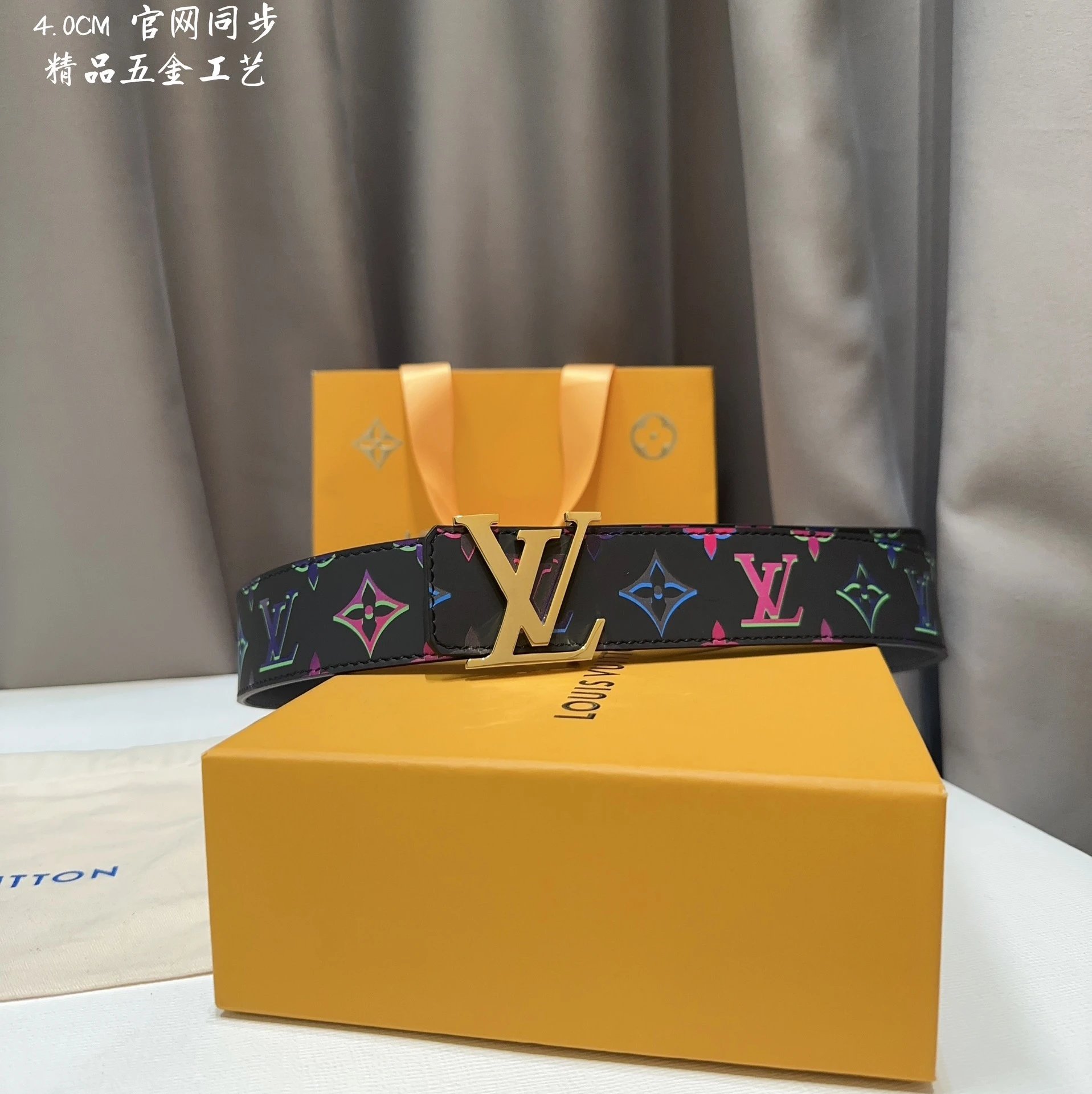 Louis Vuitton Belts LV buckle monogram belt — 36