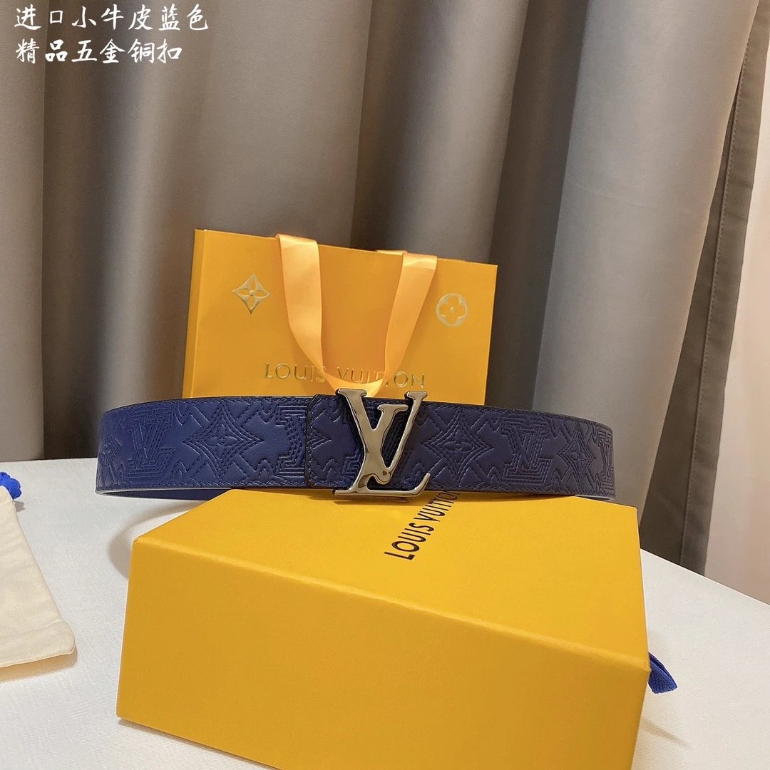 Louis Vuitton Belts LV buckle monogram belt — 15