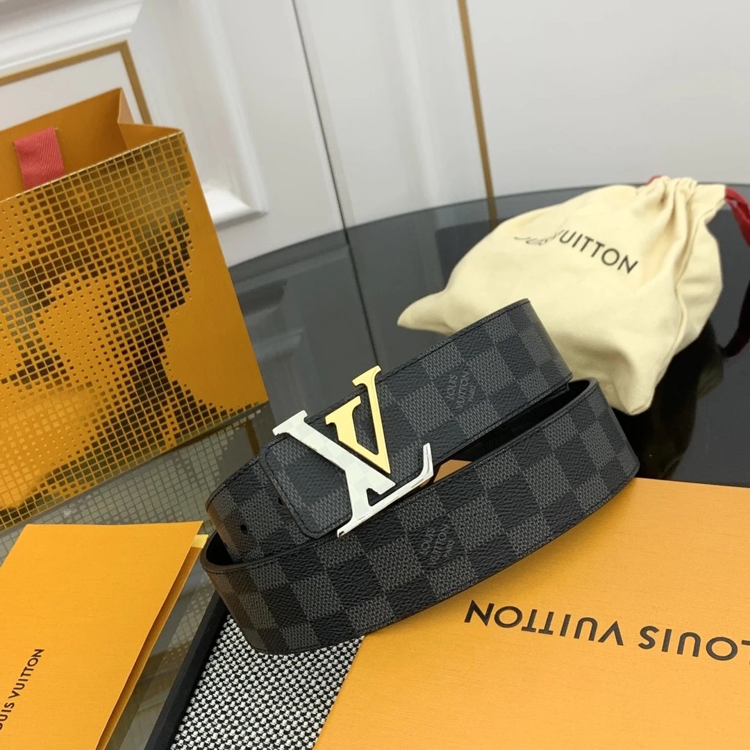 Louis Vuitton Belts LV buckle monogram belt — 40