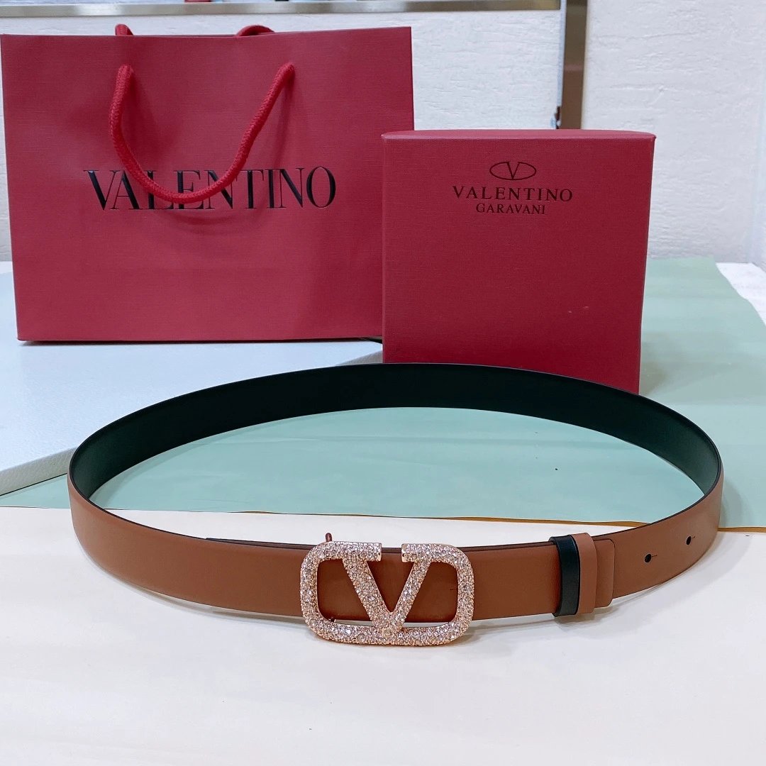Valentino Garavani Belts VLogo Signature rhinestone buckle image 7