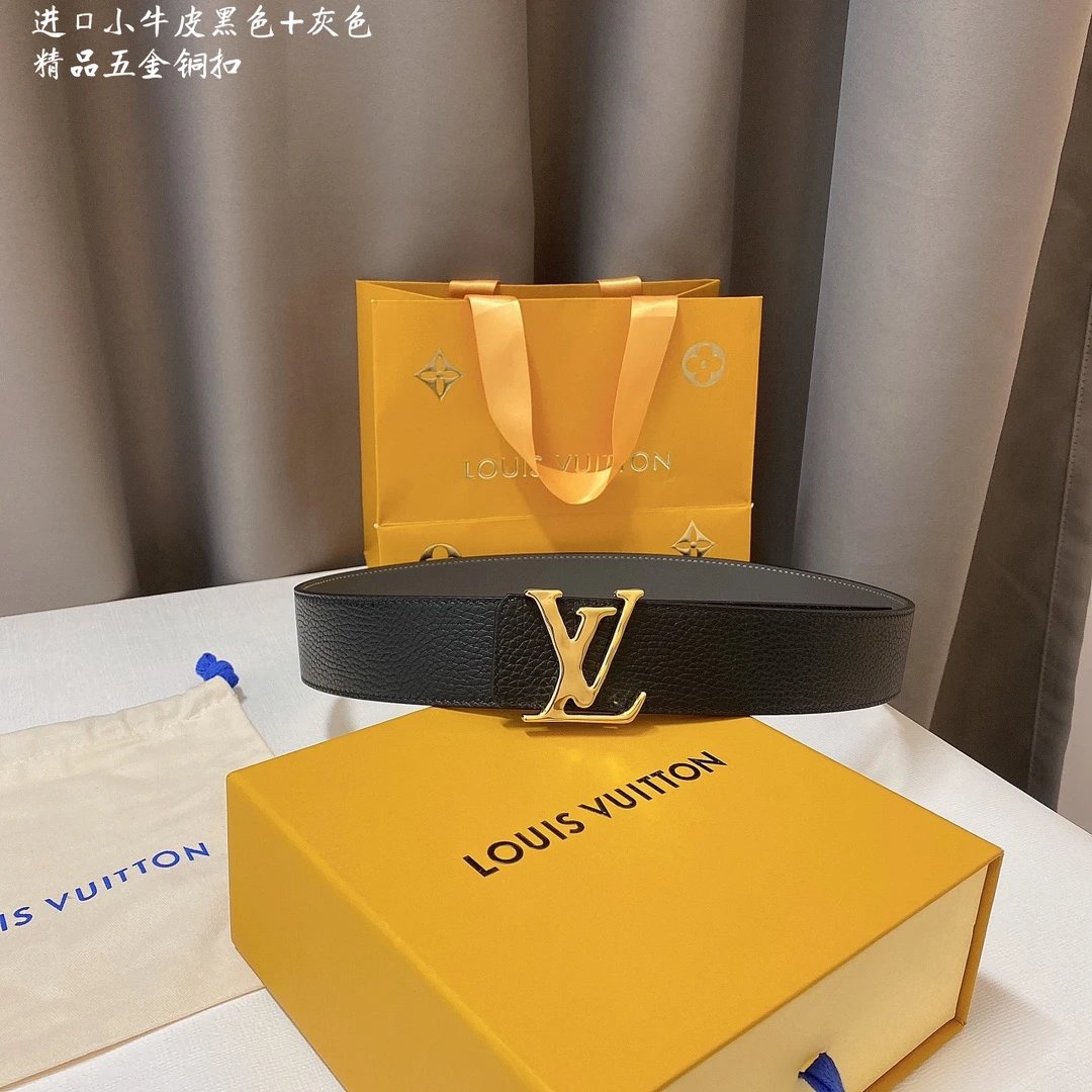 Louis Vuitton Belts LV buckle monogram belt — 17